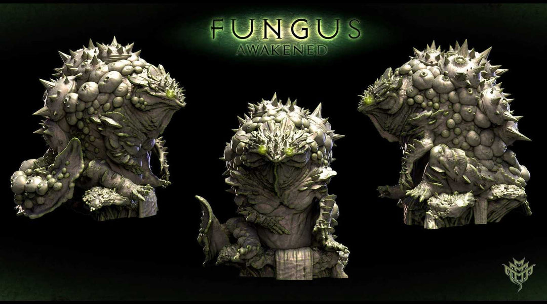Fungus Awakened scale models for fantasy tabletop gaming