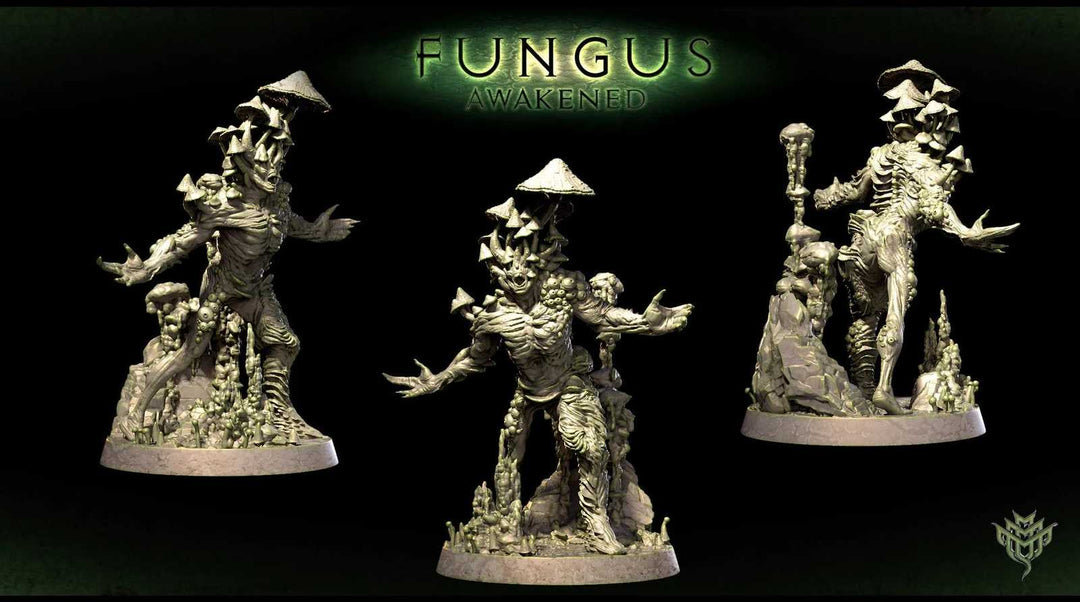 Myconid Brute Pose 01 fantasy scale model for tabletop gaming