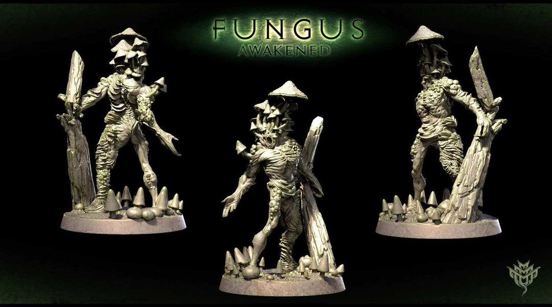 Myconid Brute Pose 02 fantasy scale model for tabletop gaming