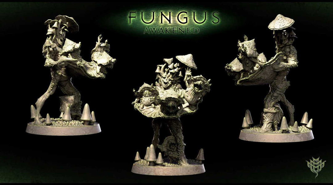 Myconid Brute Pose 03 fantasy scale model for tabletop gaming
