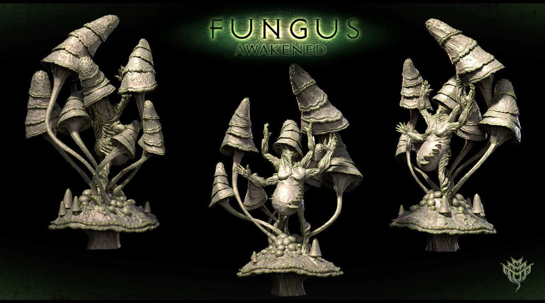 Fantasy mushroom creature models for gaming