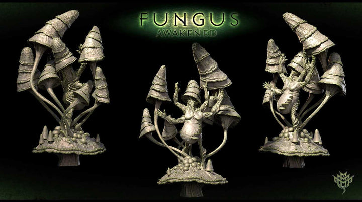 Fantasy mushroom creature models for gaming