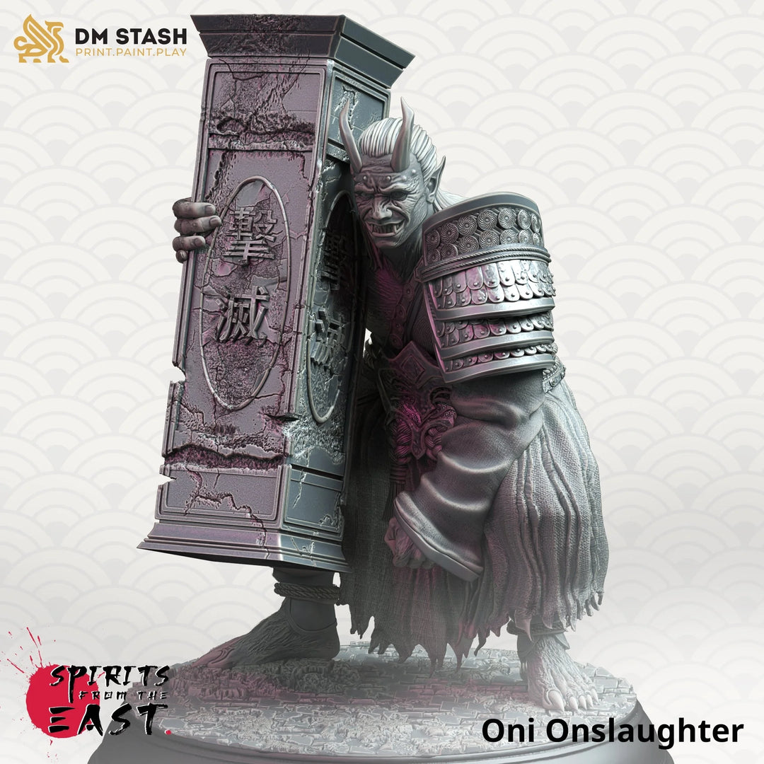 Oni Onslaughter - Oni Totem - Uproar Design & Print