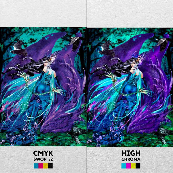 High Chroma Art Prints &amp; Graphics color comparison on photographic paper