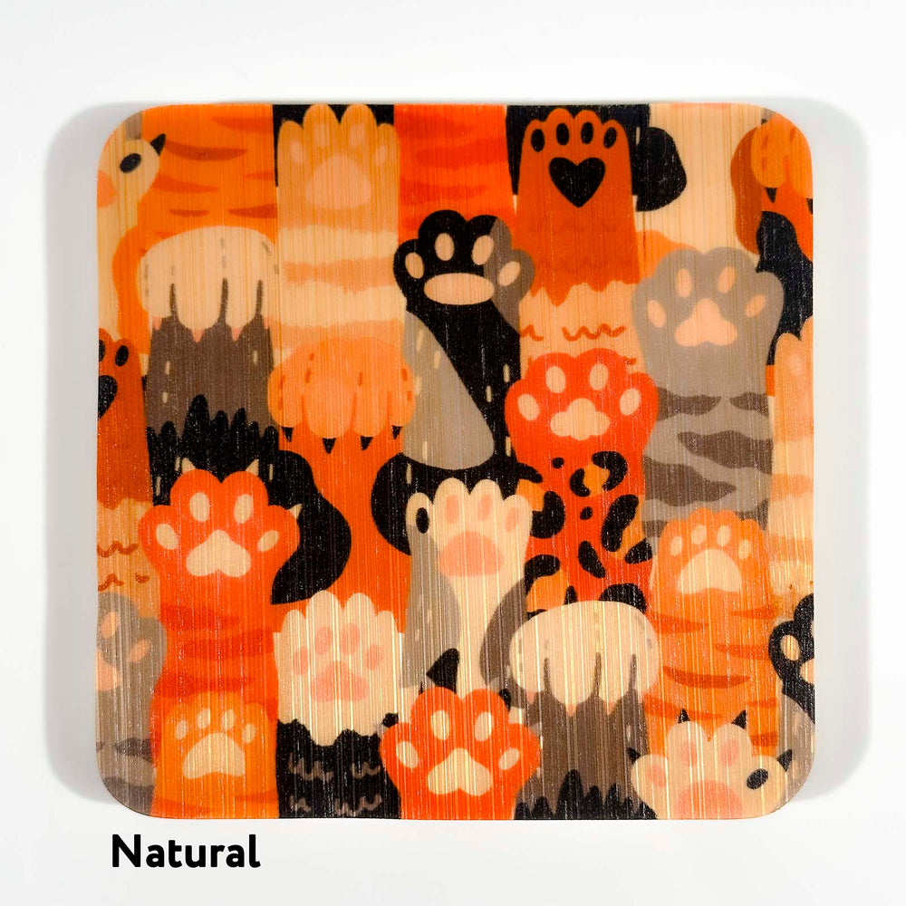 Bamboo Coasters Uproar.art