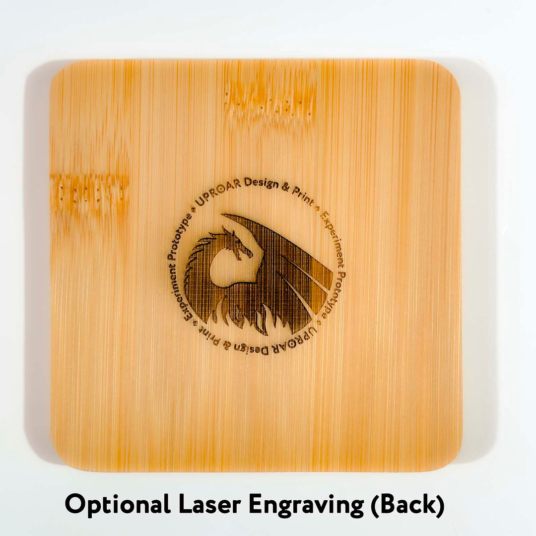 Bamboo Coasters Uproar.art