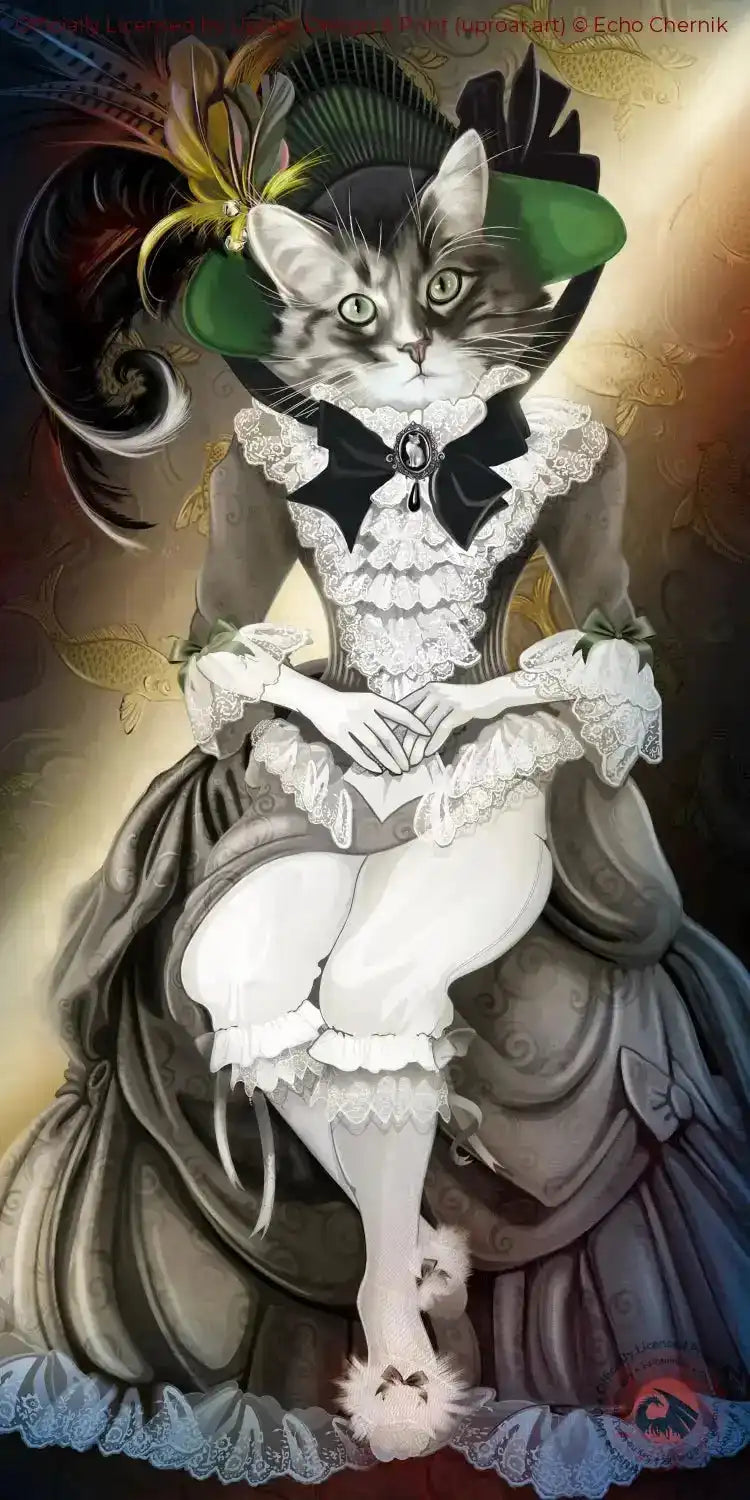 Queen by Echo Chernik art print in vintage style