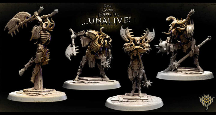 Skele Taurs 3D printed scale model