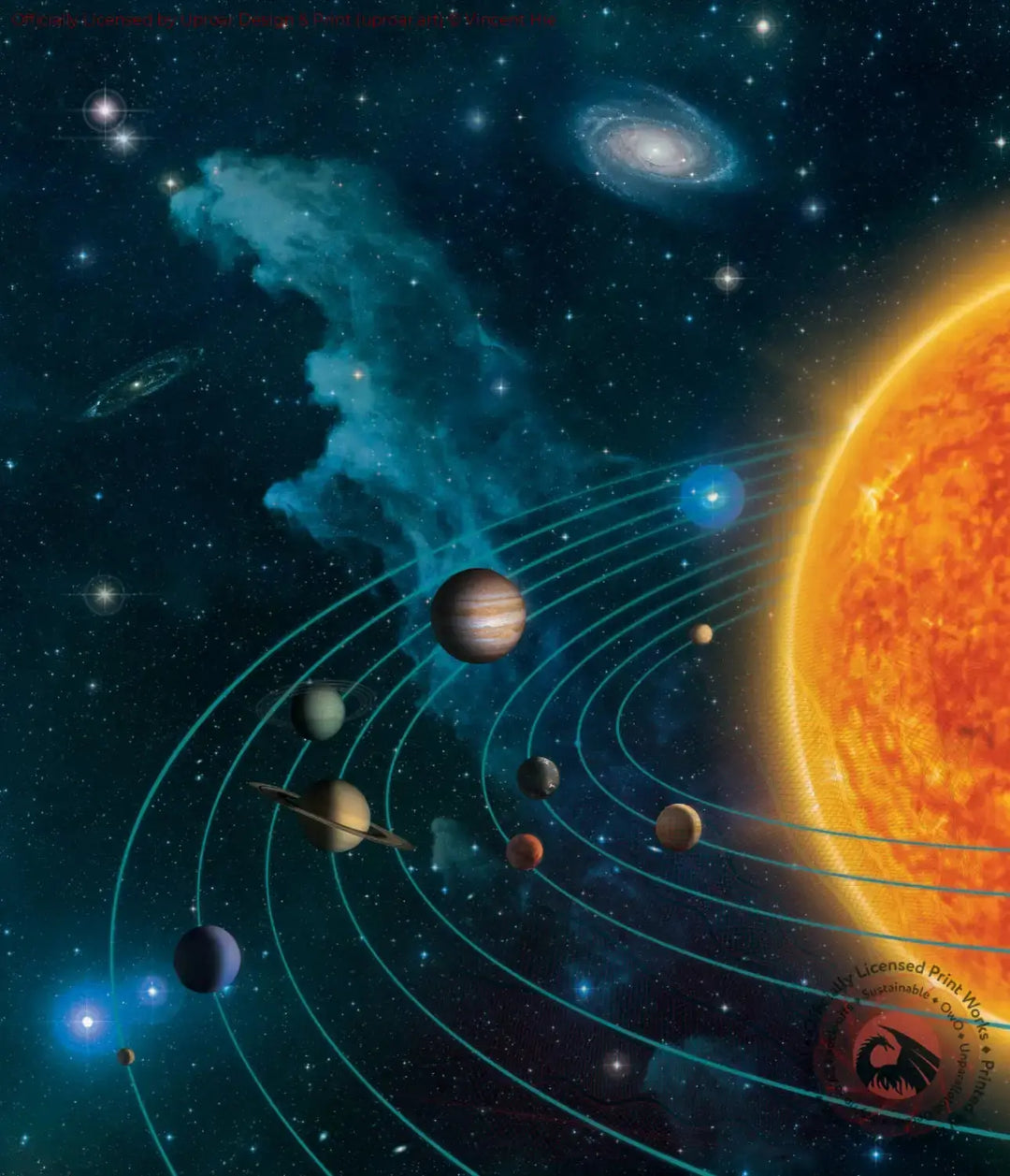 Solar System Posters Prints & Visual Artwork