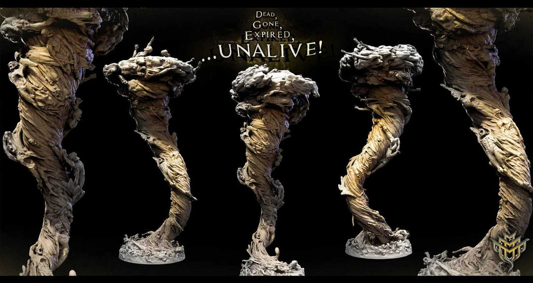 SoulNado Dead, Gone, Expired... UNALIVE mini monster model for D&D