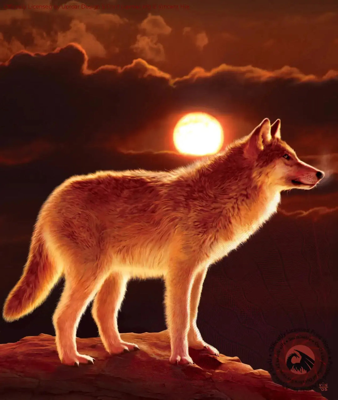 Sunset Wolf Vincent Hie