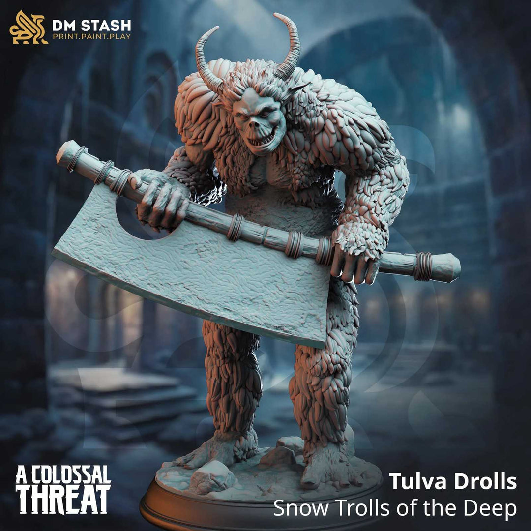 Snow Trolls scale model