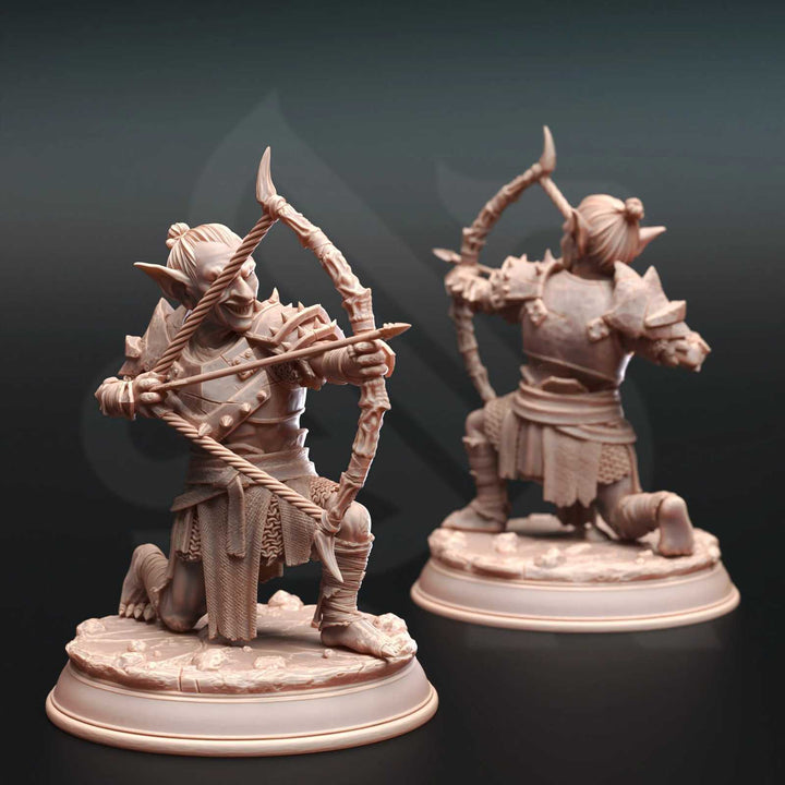 Urkadu Goblin Tribe bow scale model fantasy miniature