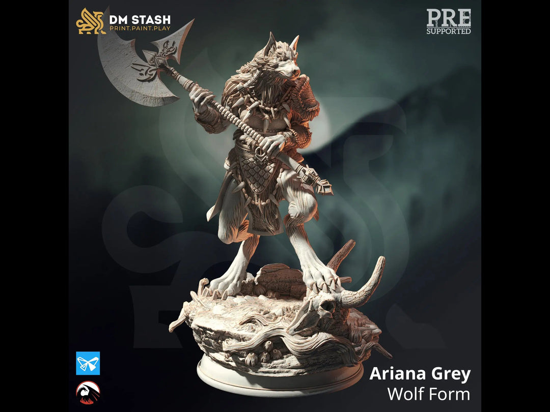 Ariana Grey - Wolf Form Dungeon Master Stash