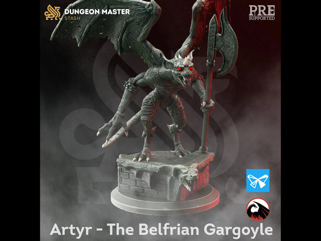 Artyr - The Belfrian Gargoyle - Blood from Stone by Dungeon Master Stash | Printing Services by Uproar Design & Print