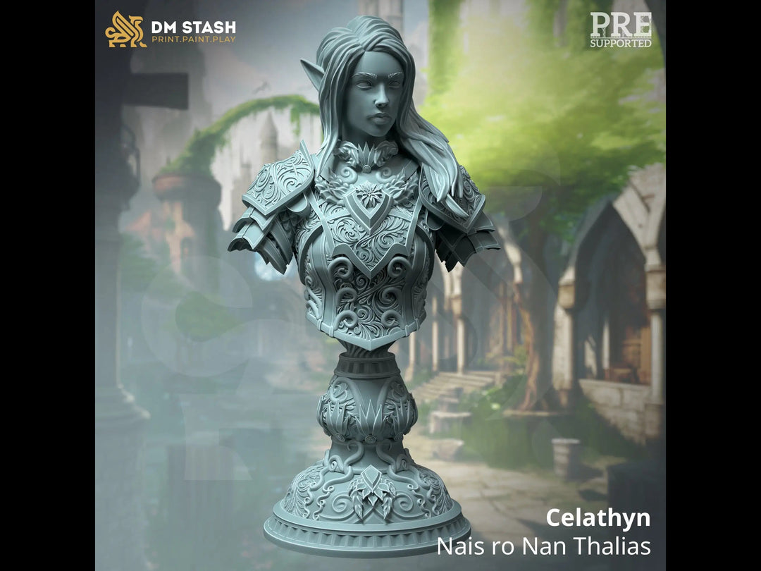 Bust of Celathyn - Nais ro Nan Thalias Dungeon Master Stash