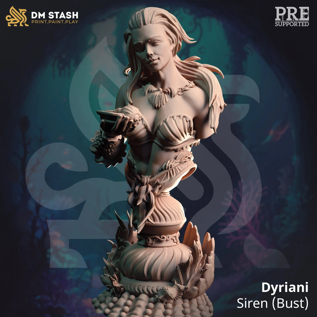 Bust of Dyriani - Siren Dungeon Master Stash