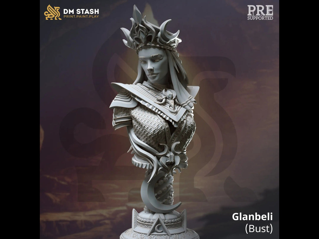 Bust of Glanbeli Dungeon Master Stash