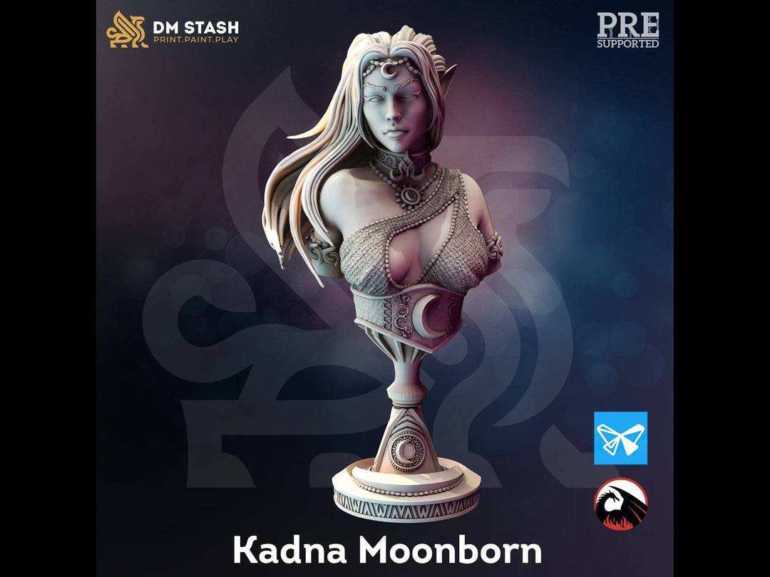 Bust of Kadna Moonborn Dungeon Master Stash