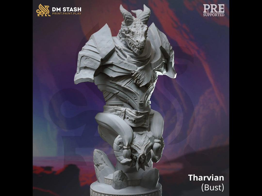 Bust of Tharvian Dungeon Master Stash