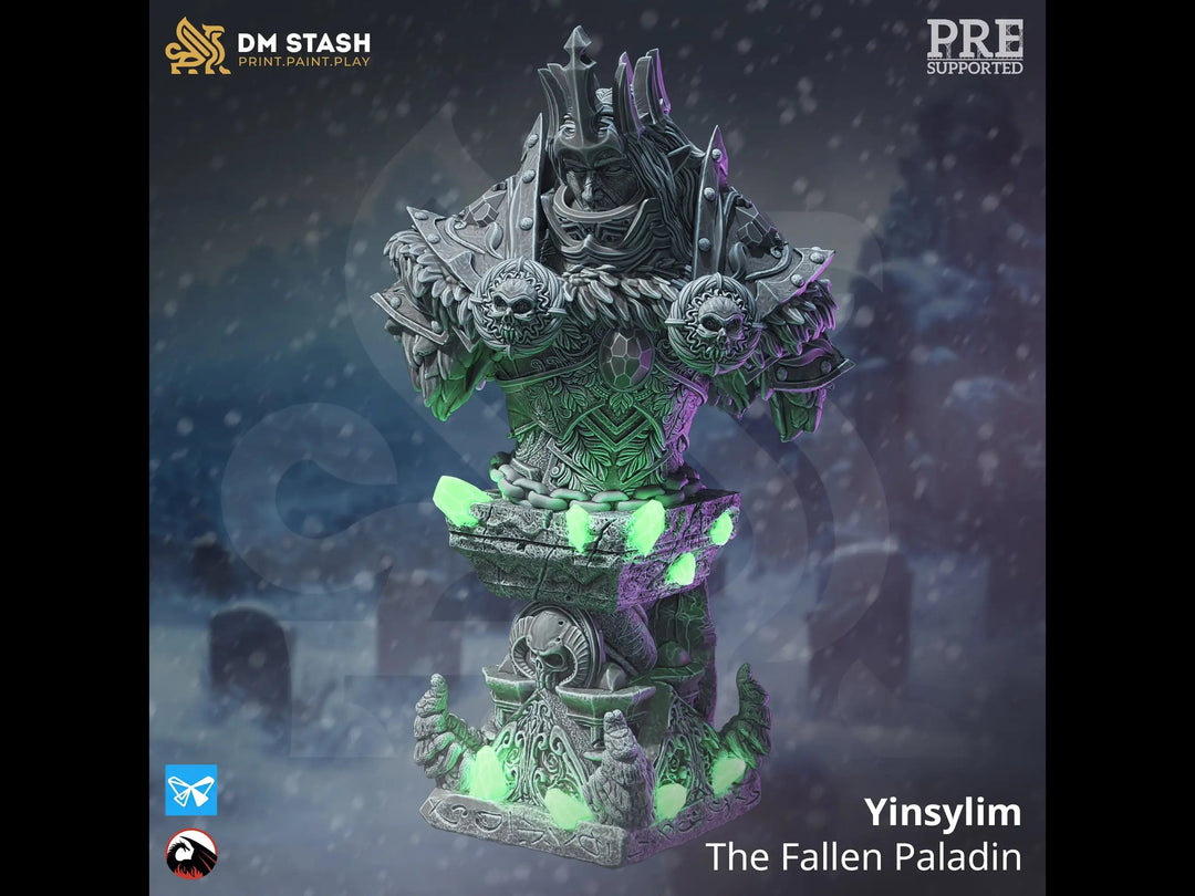 Bust of Yinsylim - The Fallen Paladin Dungeon Master Stash