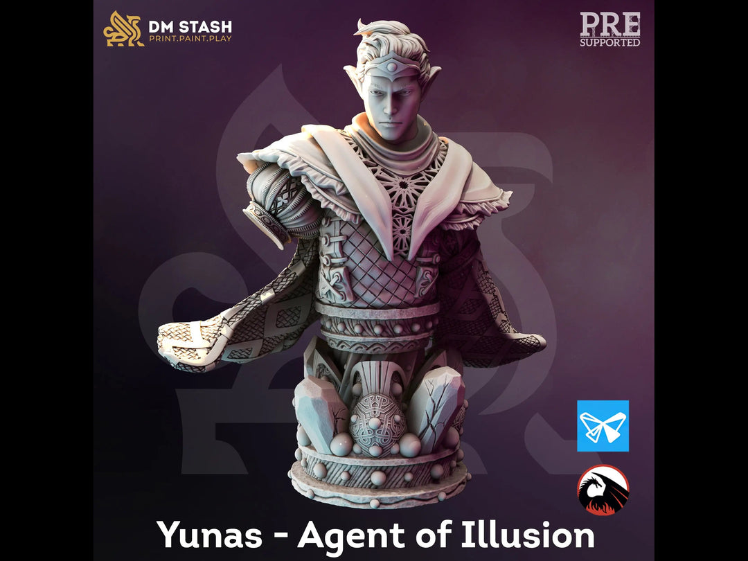 Bust of Yunas - Agent of Illusion Dungeon Master Stash