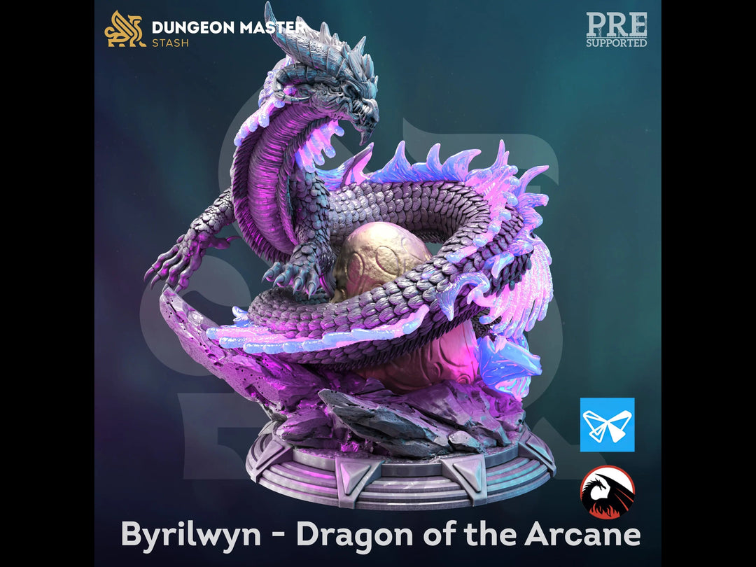 Byrilwyn - Dragon of the  Arcane  - Masters of the Arcane by Dungeon Master Stash | Printing Services by Uproar Design & Print