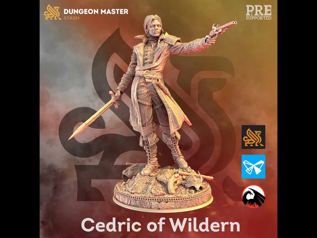 Cedric of Wildern - Hunters & Killers Series by Dungeon Master Stash | Printing Services by Uproar Design & Print