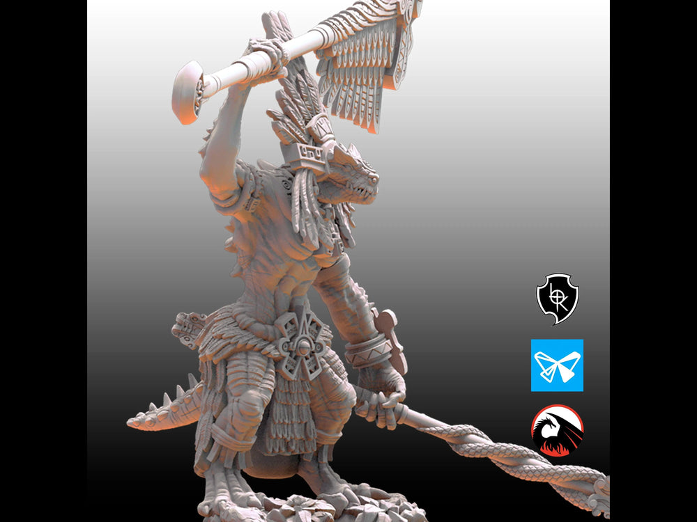 Coatlicue - Cuetzpal Mother - Saurian Ancients by Lost Kingdom | Printing Services by Uproar Design & Print