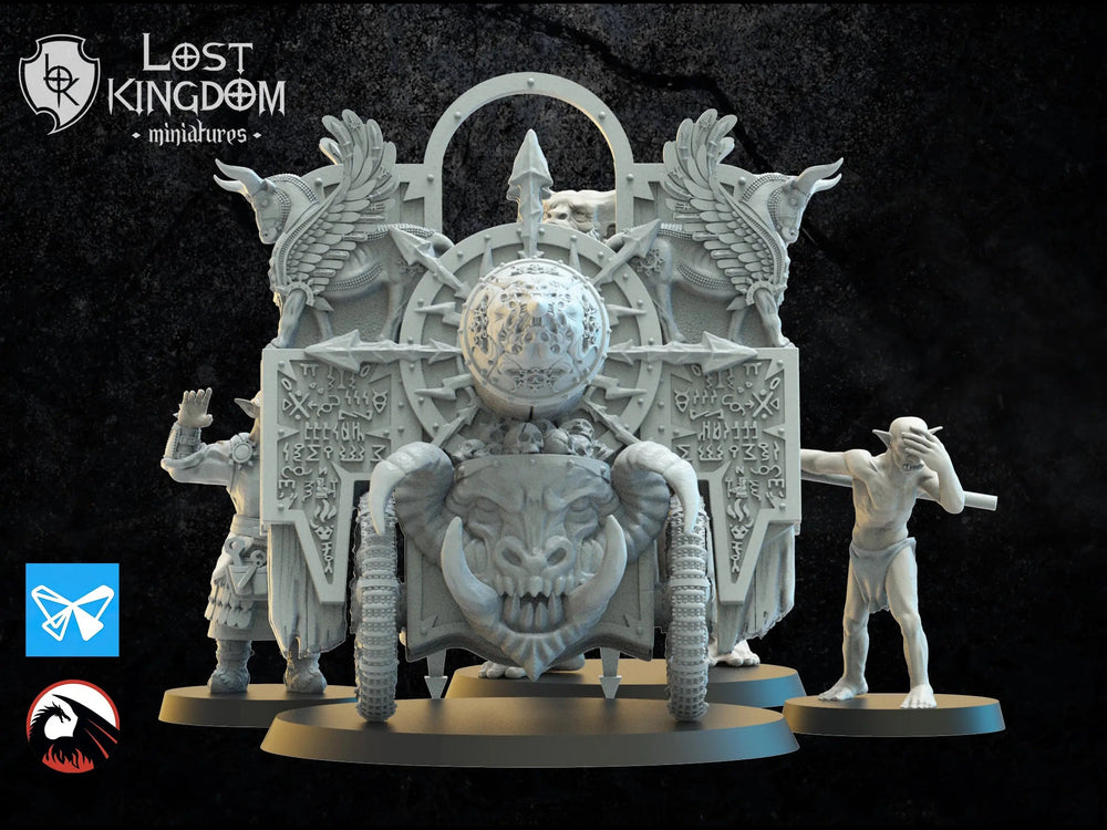 Dalianzhu - Infernal Dwarves (Magmhorn) by Lost Kingdom | Printing Services by Uproar Design & Print