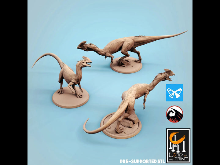 Dilophosaurus Feroce - Dinotopia Lord of the Print