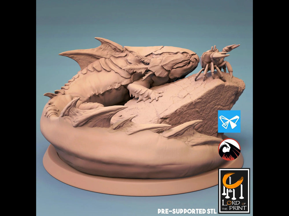 Dunxolotl (Curious Pose) - The Great Tide by Lord of the Print | Printing Services by Uproar Design & Print