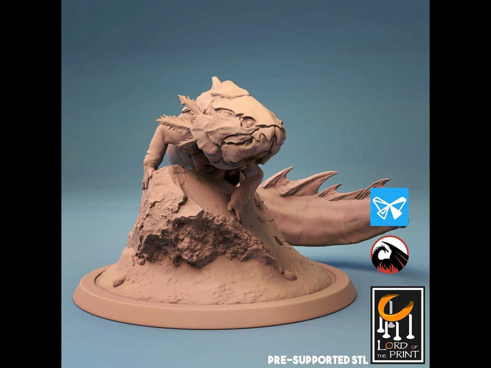 Dunxolotl (Standing Pose) - The Great Tide by Lord of the Print | Printing Services by Uproar Design & Print