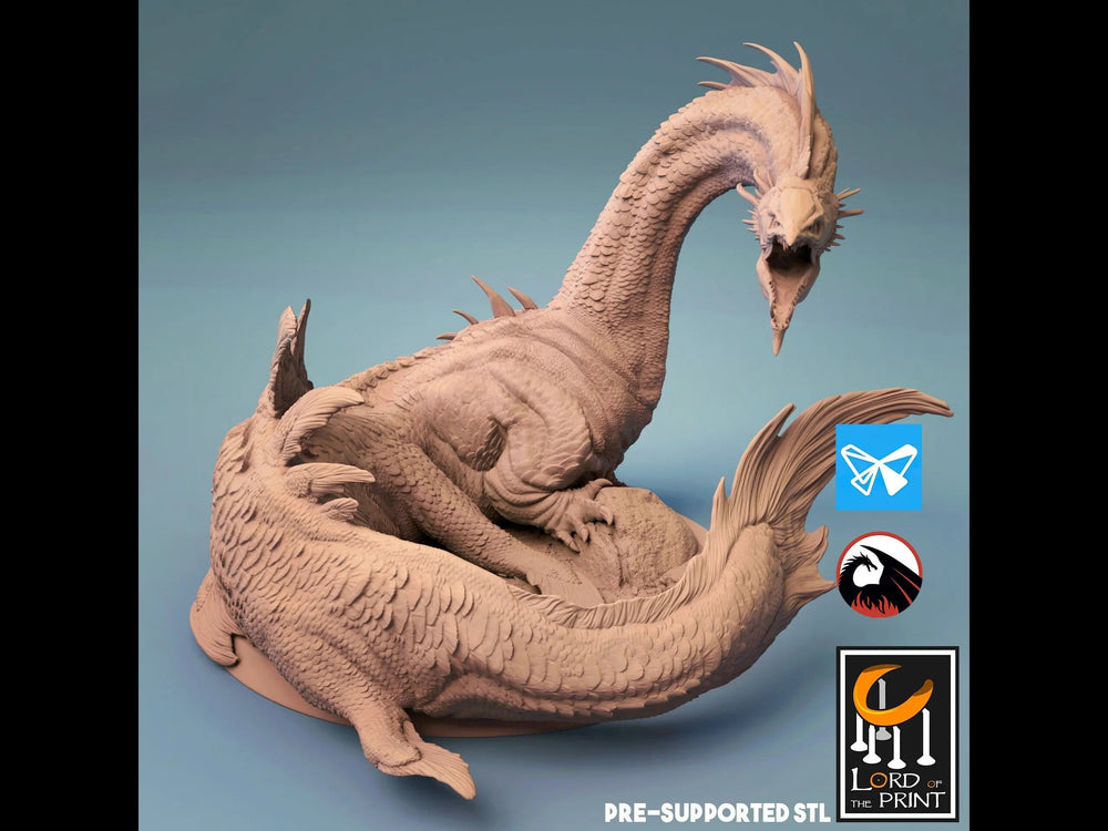 Eel Drake (Pose B)  - The Great Tide by Lord of the Print | Printing Services by Uproar Design & Print