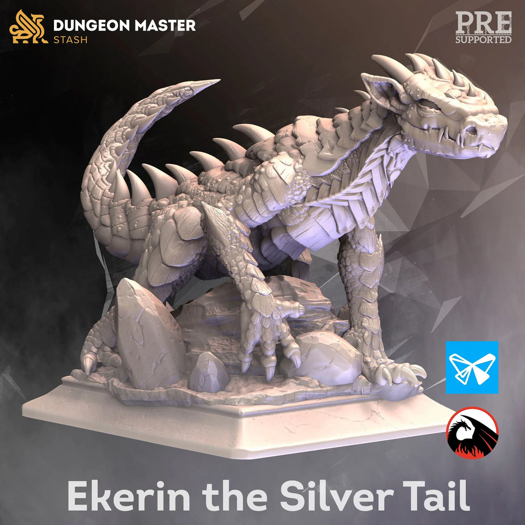 Ekerin the Silver Tail - A Fallen Empire by Dungeon Master Stash | Printing Services by Uproar Design & Print