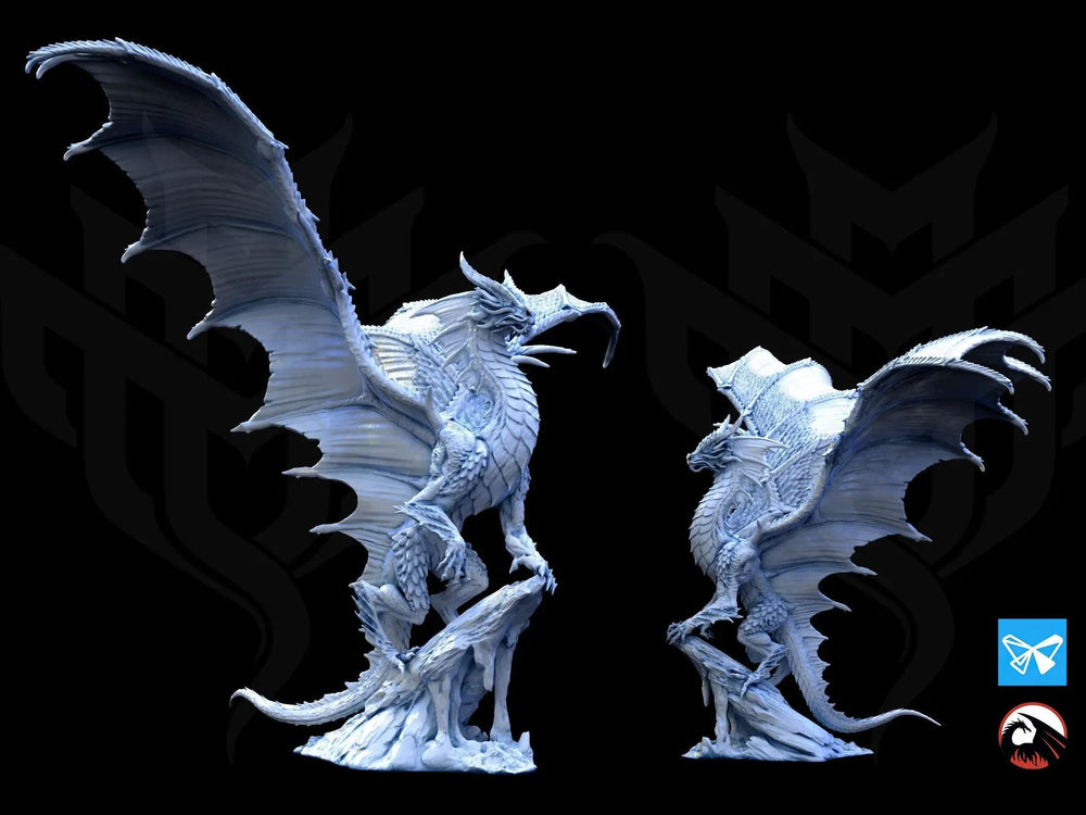 Gold Dragon (Stoic stance) - Treasures of Old by Mini Monster Mayhem | Printing Services by Uproar Design & Print