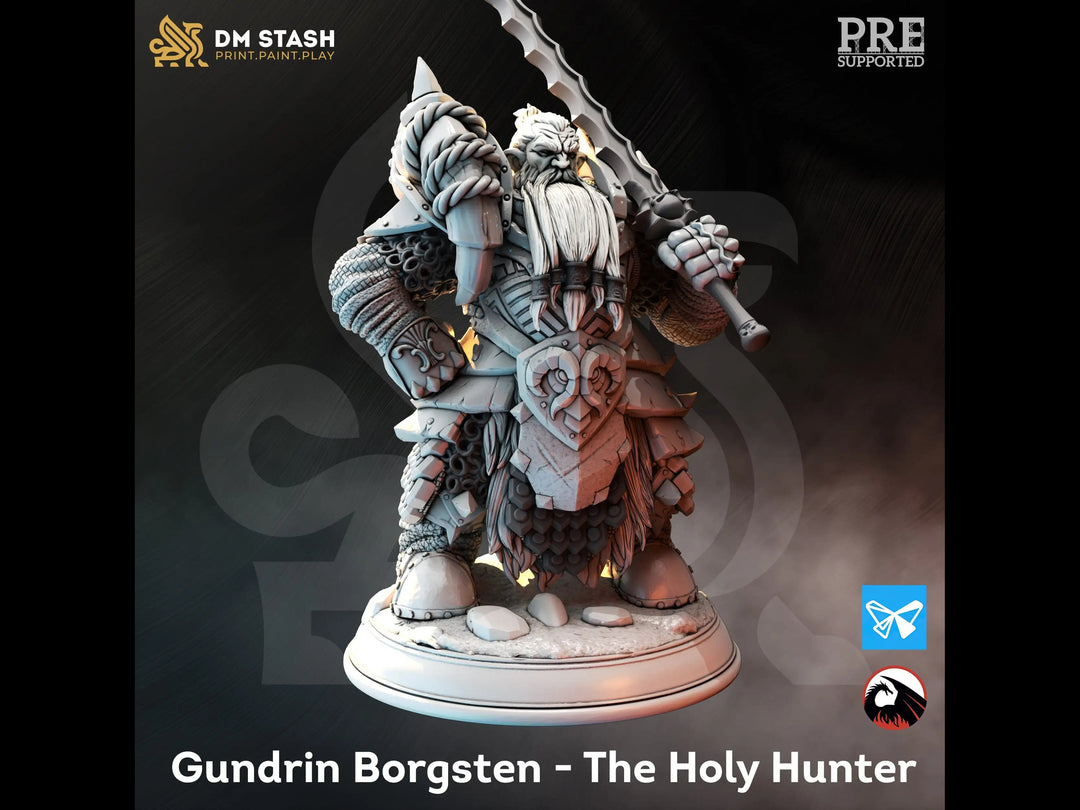 Gundrin Borgsten - The Holy Hunter Dungeon Master Stash