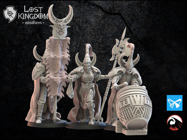 Hisui Guard Commander Set - Night Elves by Lost Kingdom | Printing Services by Uproar Design & Print