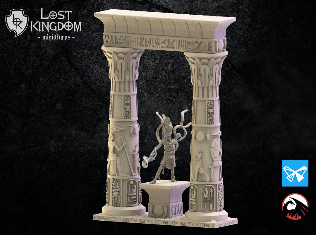 Keket, Necrosorceress & Hamunaptra Columns (Seket) by Lost Kingdom | Printing Services by Uproar Design & Print