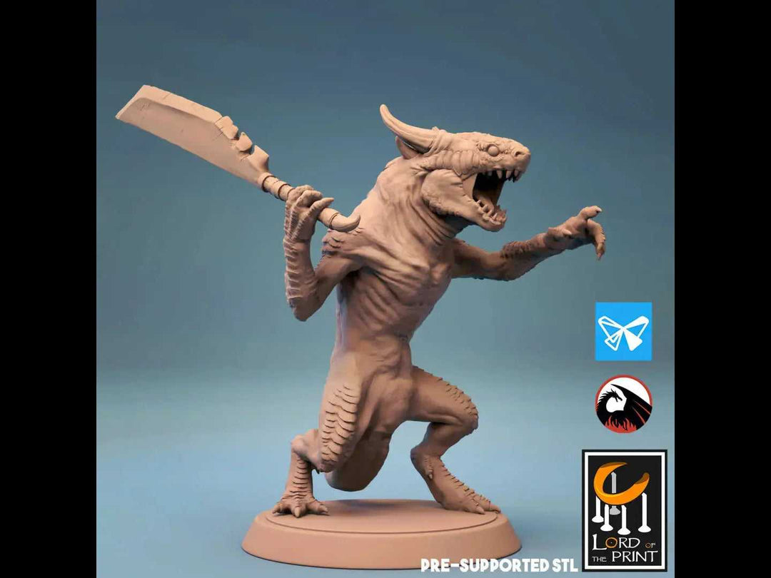 Kobold Gang Army Set - One Too Many Pickaxe Towards the Abyssmal by Lord of the Print | Printing Services by Uproar Design &amp; Print