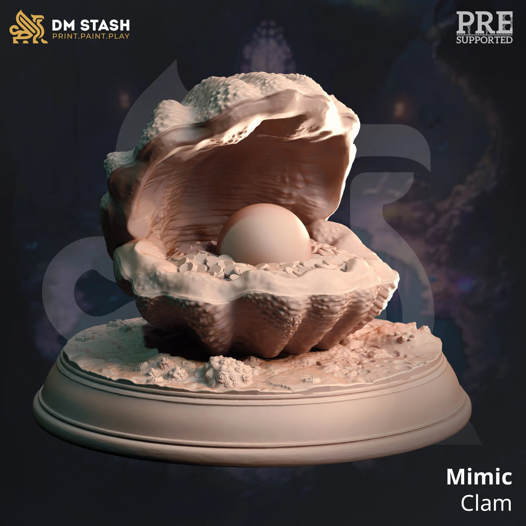 Mimic - Clam Dungeon Master Stash