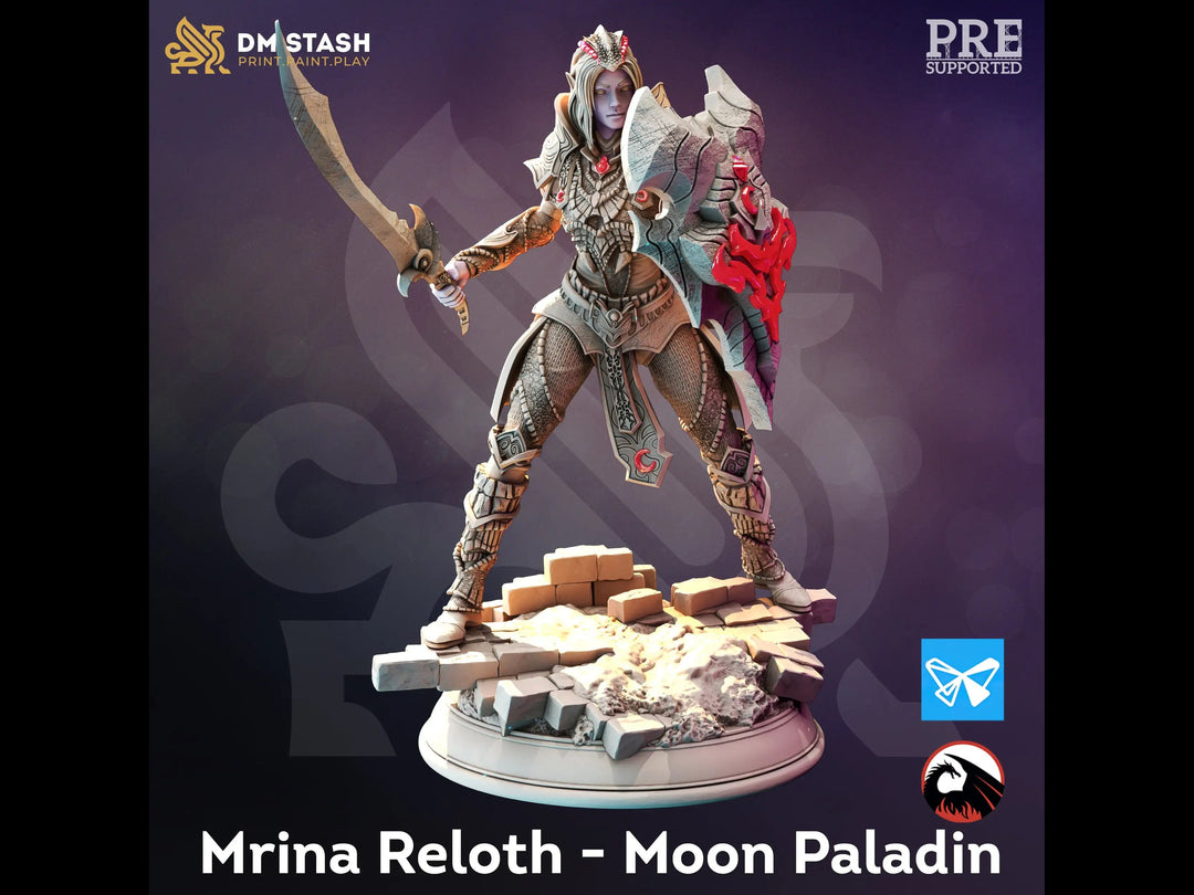 Mrina Reloth - Moon Paladin Dungeon Master Stash