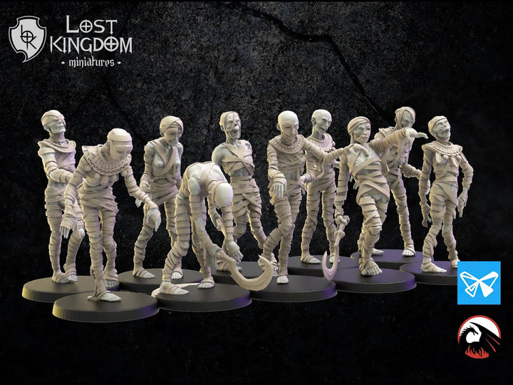 Mummies Damned Regiment Set by Lost Kingdom | Printing Services by Uproar Design & Print