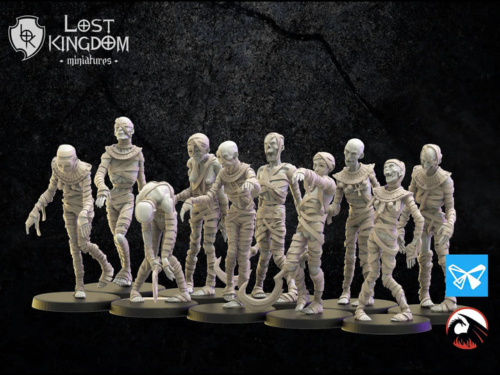 Mummies Damned Regiment Set by Lost Kingdom | Printing Services by Uproar Design & Print