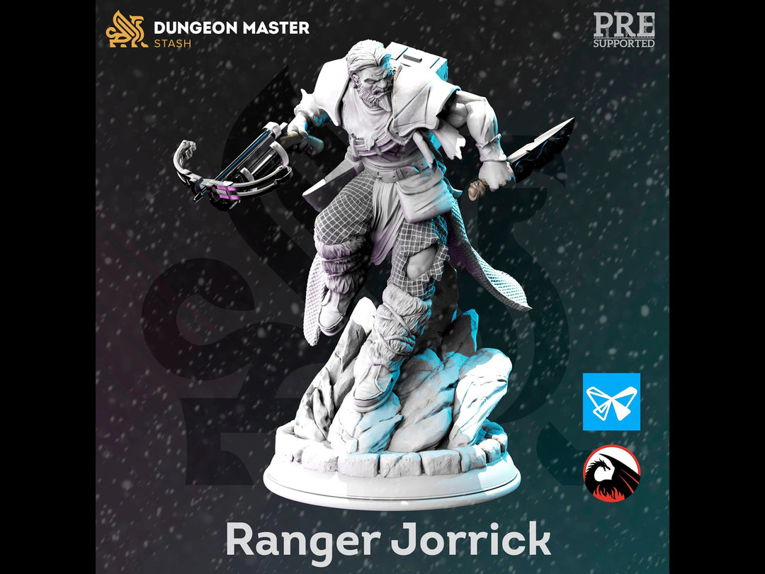 Ranger Jorrick - Frozen Wastes of Oldavor by Dungeon Master Stash | Printing Services by Uproar Design & Print