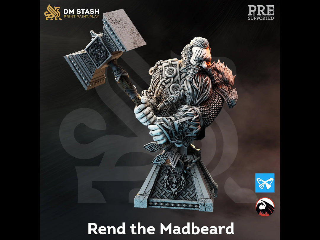 Rend the Madbeard - Bust Dungeon Master Stash