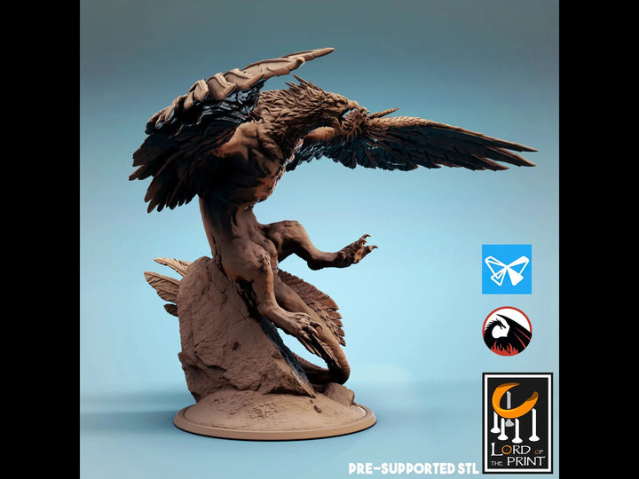Rukh The Gryphon (Male) - The Vouivre Swarm by Lord of the Print | Printing Services by Uproar Design & Print