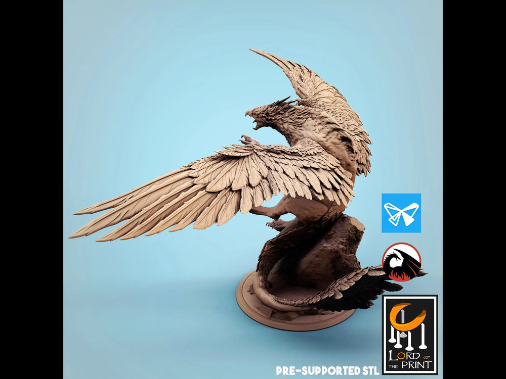 Rukh The Gryphon (Male) - The Vouivre Swarm by Lord of the Print | Printing Services by Uproar Design & Print