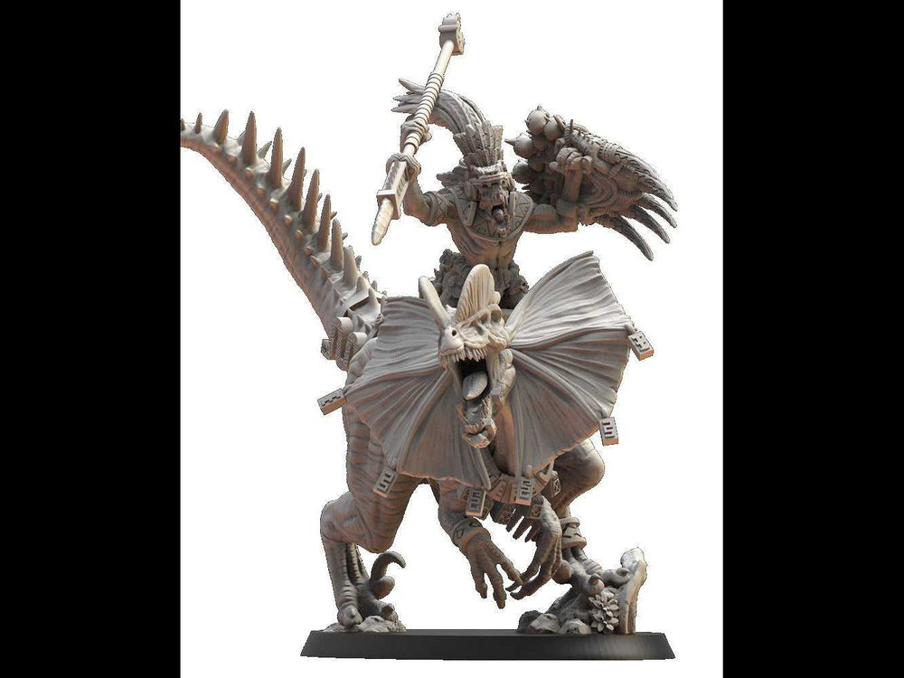 Saurian General on Dilophosaurus by Lost Kingdom | Printing Services by Uproar Design & Print