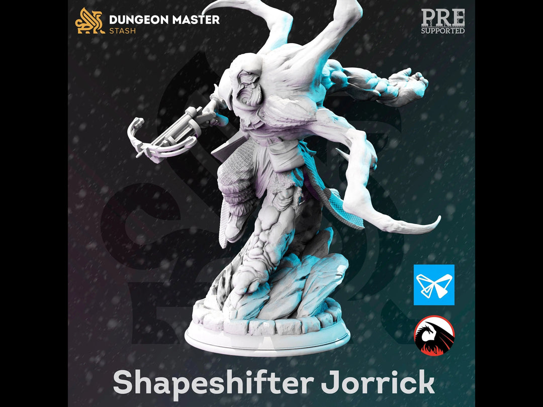 Shapeshifter Jorrick - Frozen Wastes of Oldavor by Dungeon Master Stash | Printing Services by Uproar Design & Print